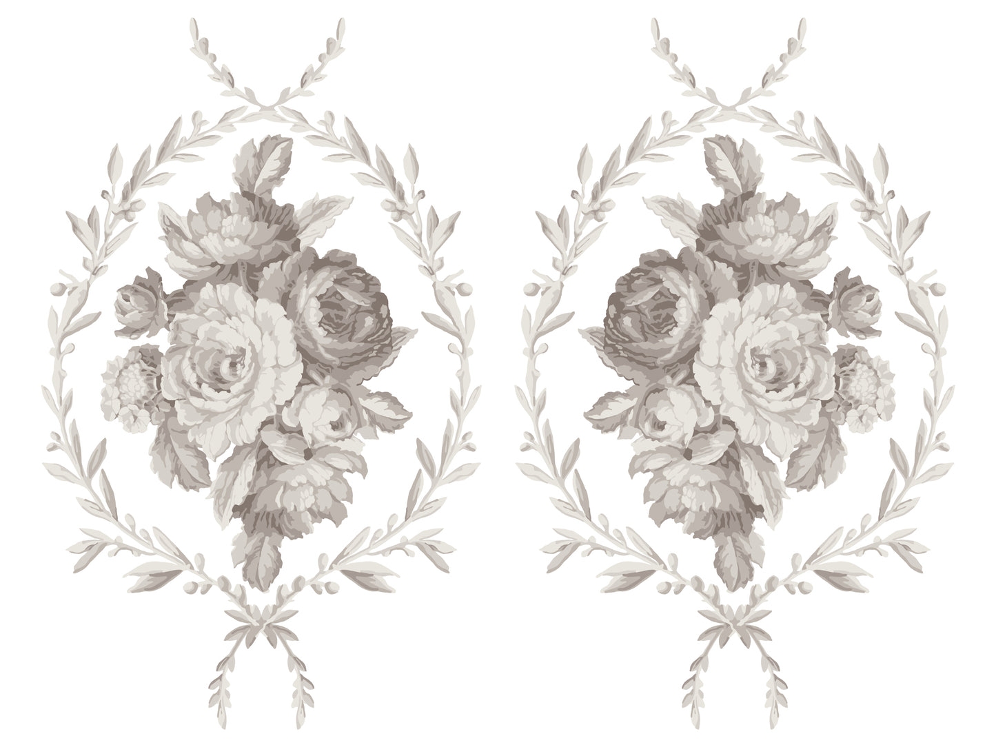 Trompe l'oeil Laurel Paint Inlay