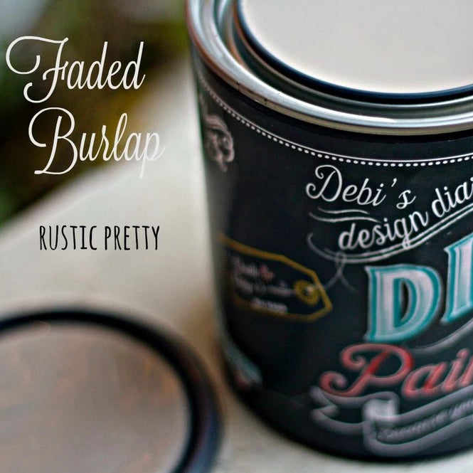 Faded Burlap DIY Paint