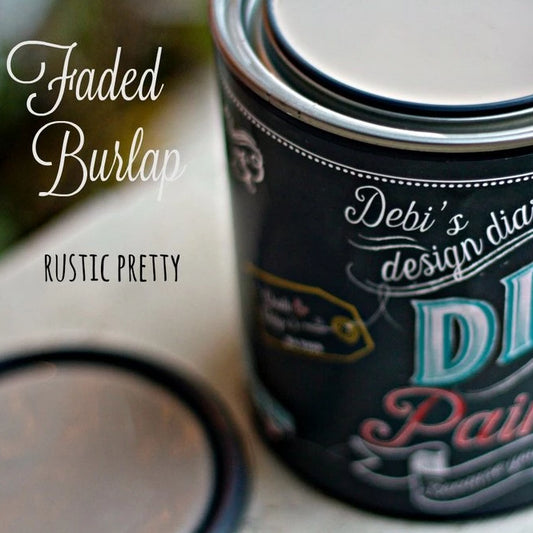 Faded Burlap DIY Paint