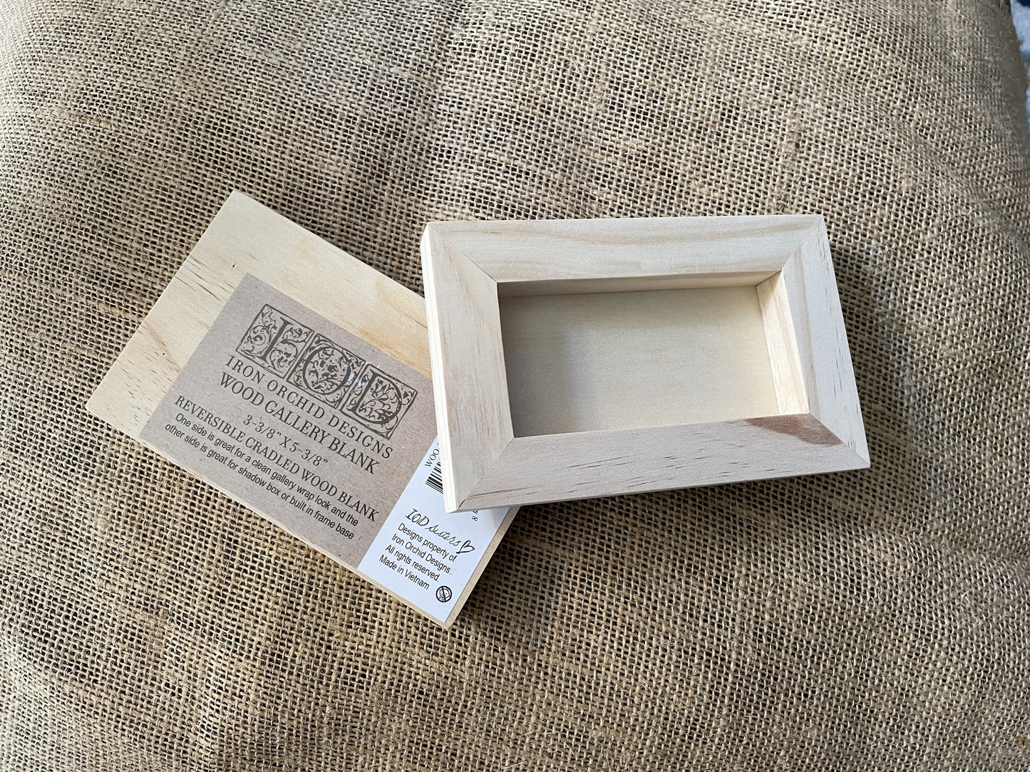 Wood Art Panel 3-3/8 X 5-3/8