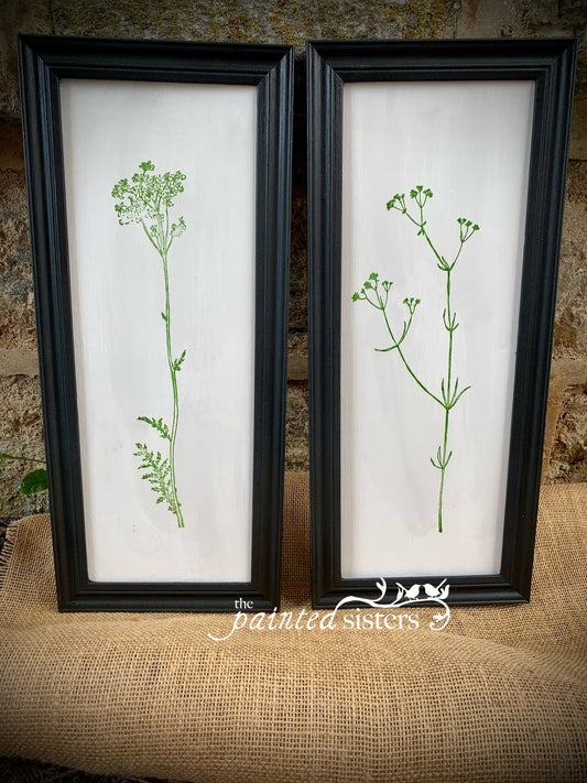 Two Projects Using IOD Sprig Stamp